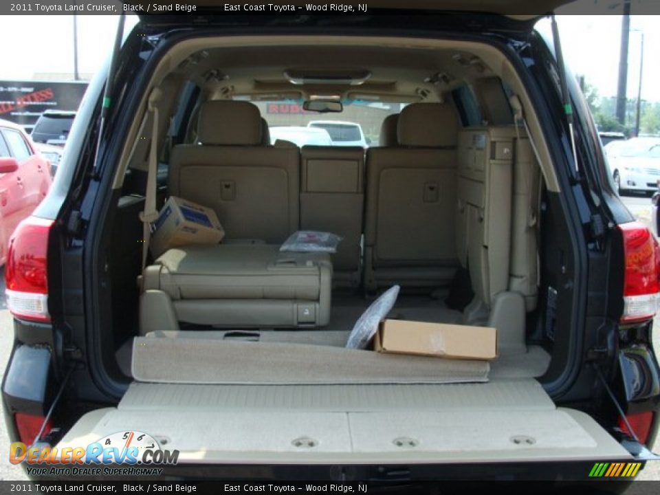 2011 Toyota Land Cruiser Black / Sand Beige Photo #13