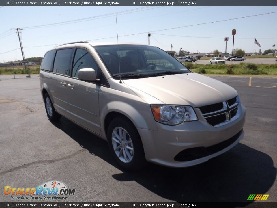 2013 Dodge Grand Caravan SXT Sandstone / Black/Light Graystone Photo #3