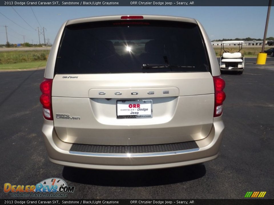 2013 Dodge Grand Caravan SXT Sandstone / Black/Light Graystone Photo #6