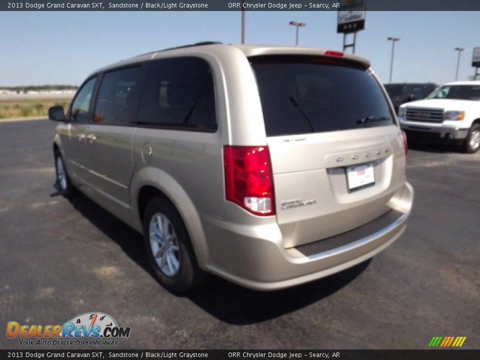 2013 Dodge Grand Caravan SXT Sandstone / Black/Light Graystone Photo #7