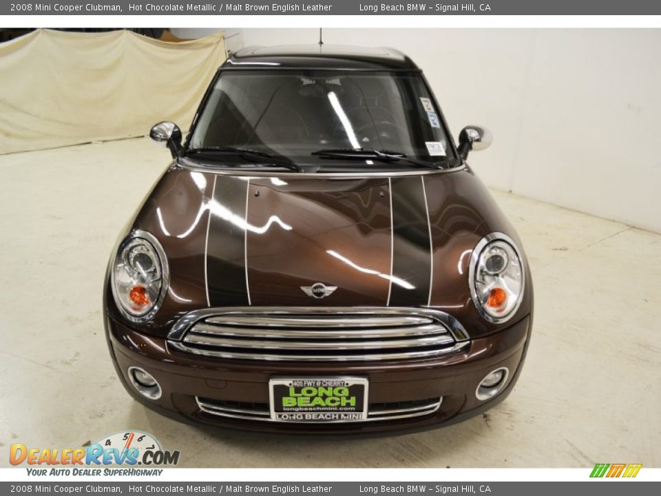 2008 Mini Cooper Clubman Hot Chocolate Metallic / Malt Brown English Leather Photo #4