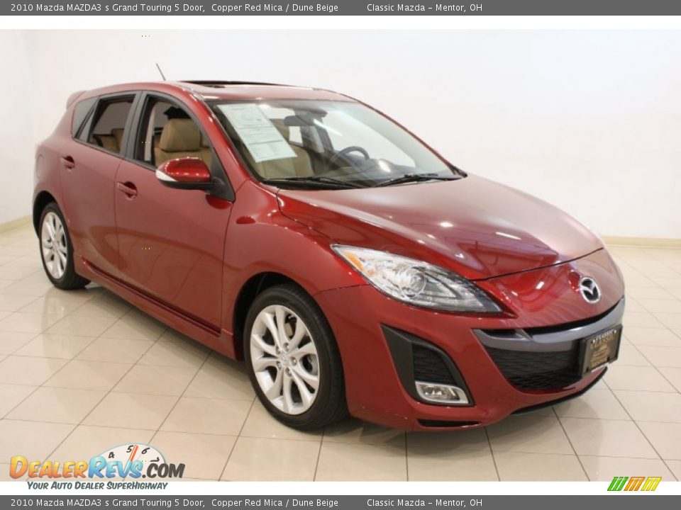 2010 Mazda MAZDA3 s Grand Touring 5 Door Copper Red Mica / Dune Beige Photo #1