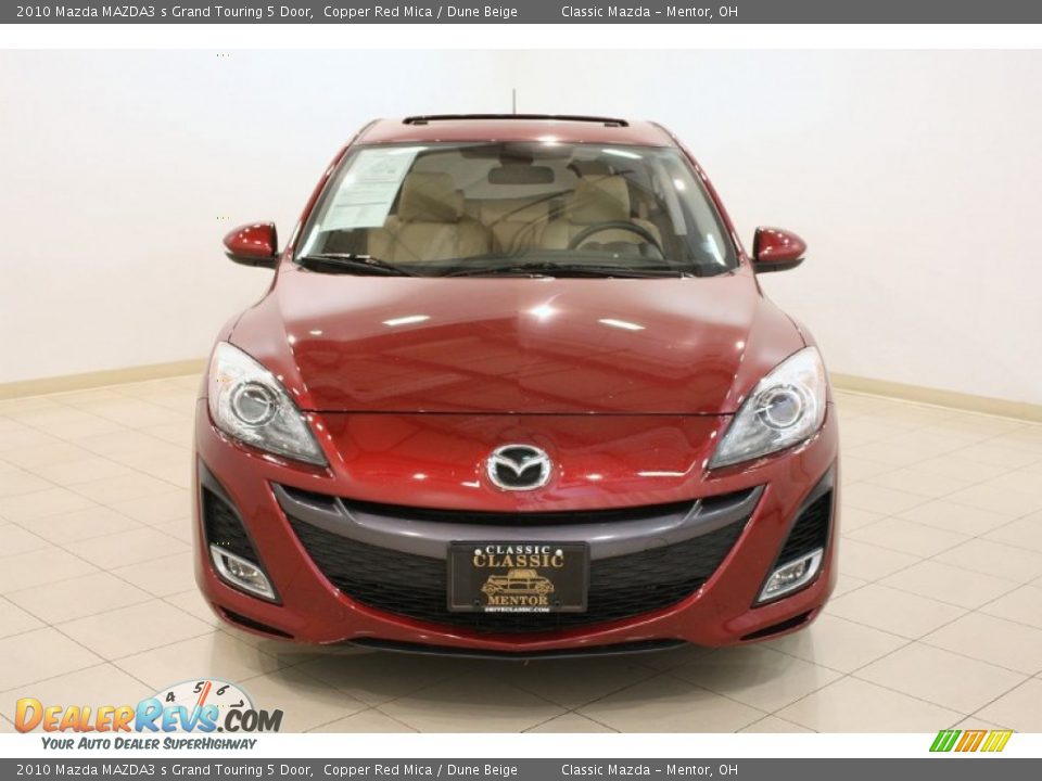 2010 Mazda MAZDA3 s Grand Touring 5 Door Copper Red Mica / Dune Beige Photo #2