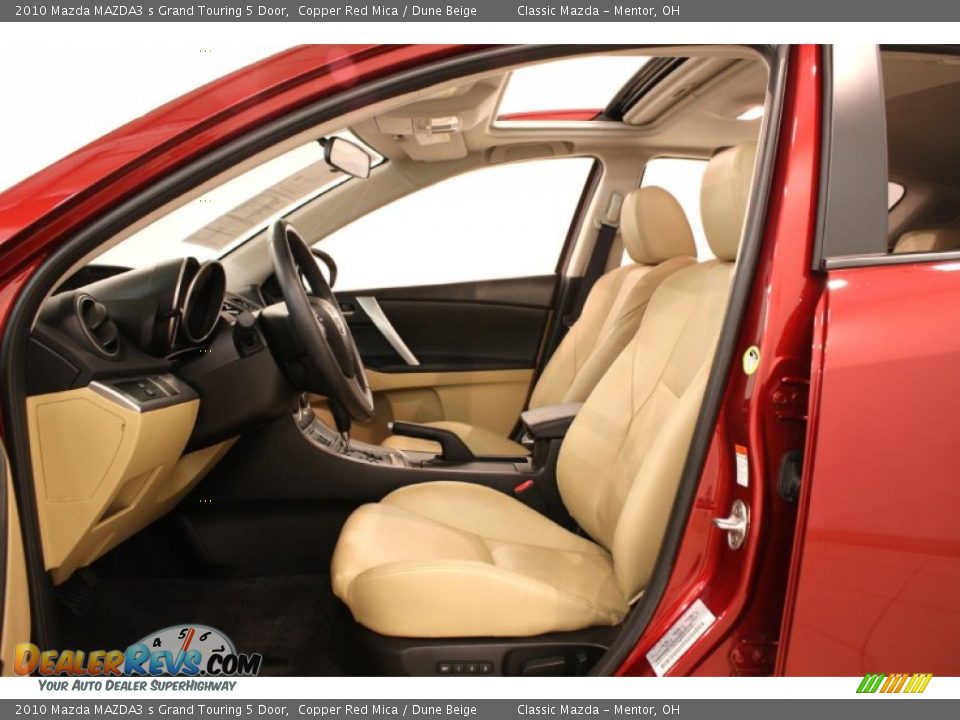 Dune Beige Interior - 2010 Mazda MAZDA3 s Grand Touring 5 Door Photo #6