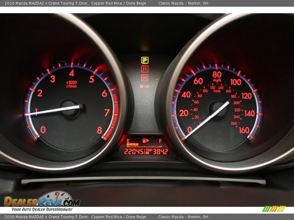 2010 Mazda MAZDA3 s Grand Touring 5 Door Gauges Photo #9