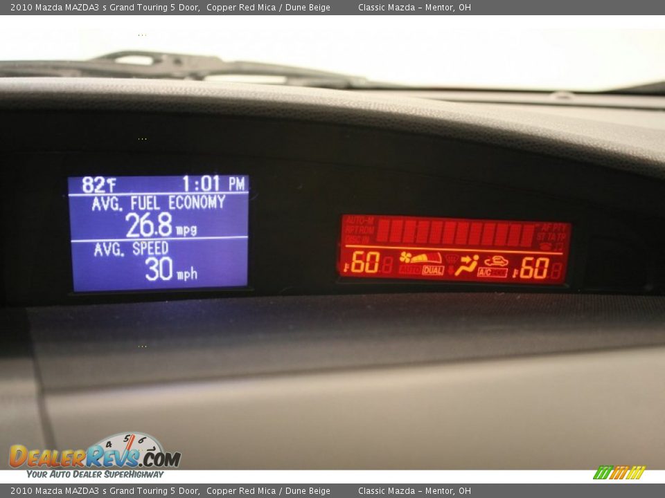 2010 Mazda MAZDA3 s Grand Touring 5 Door Copper Red Mica / Dune Beige Photo #10