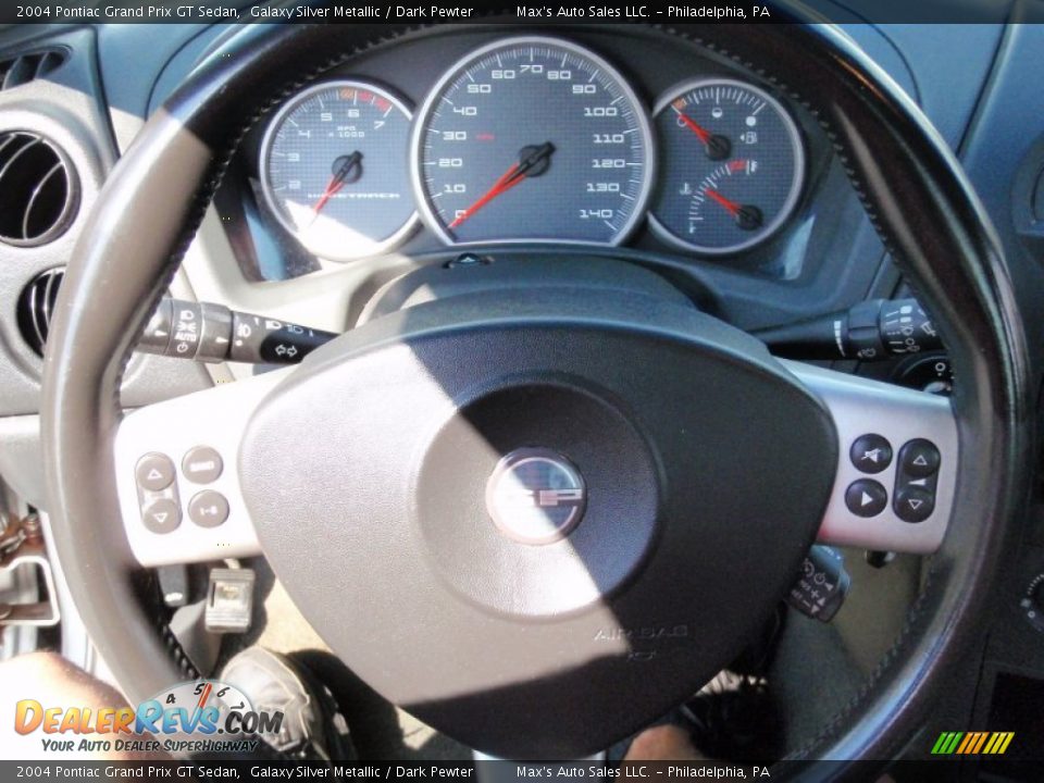 2004 Pontiac Grand Prix GT Sedan Galaxy Silver Metallic / Dark Pewter Photo #7