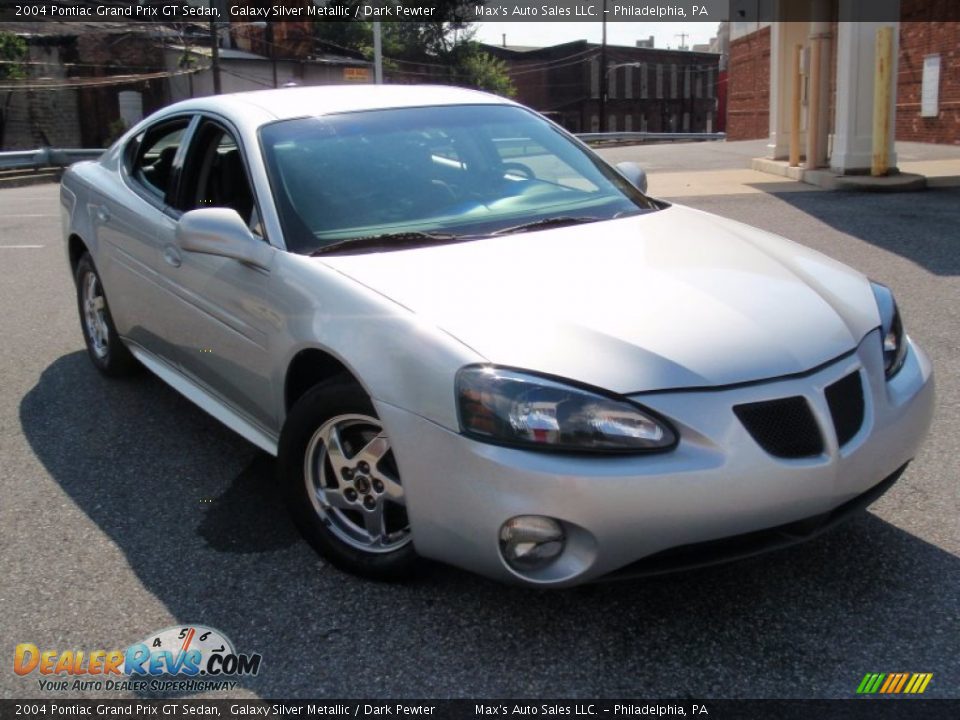 2004 Pontiac Grand Prix GT Sedan Galaxy Silver Metallic / Dark Pewter Photo #10