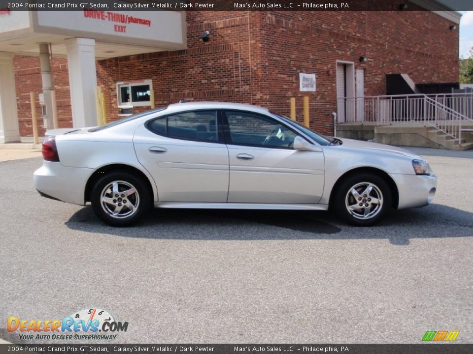 2004 Pontiac Grand Prix GT Sedan Galaxy Silver Metallic / Dark Pewter Photo #14