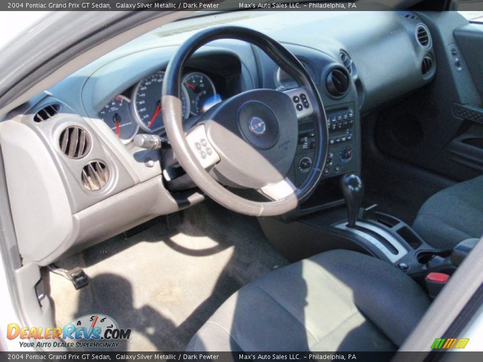 2004 Pontiac Grand Prix GT Sedan Galaxy Silver Metallic / Dark Pewter Photo #19