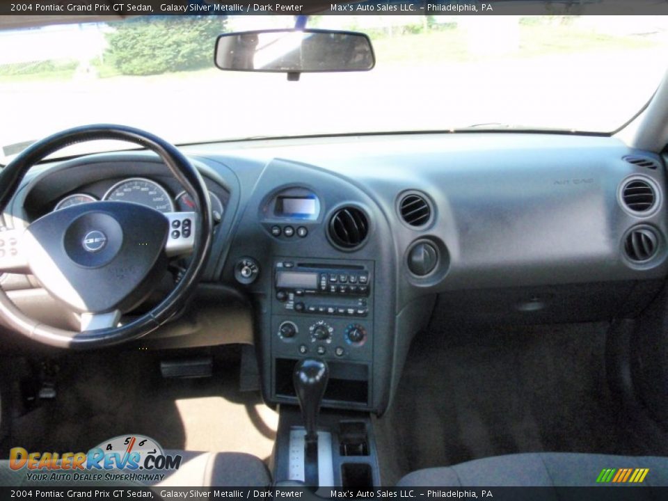 2004 Pontiac Grand Prix GT Sedan Galaxy Silver Metallic / Dark Pewter Photo #23