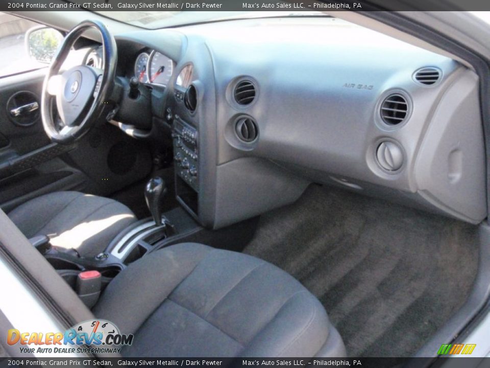 2004 Pontiac Grand Prix GT Sedan Galaxy Silver Metallic / Dark Pewter Photo #25