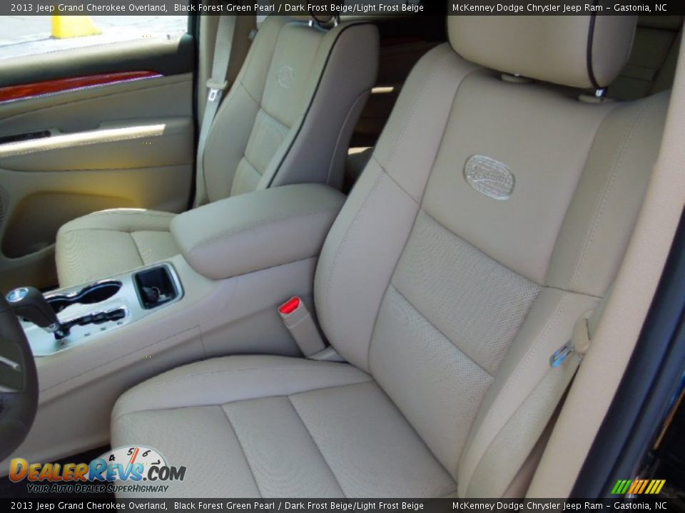 Front Seat of 2013 Jeep Grand Cherokee Overland Photo #9