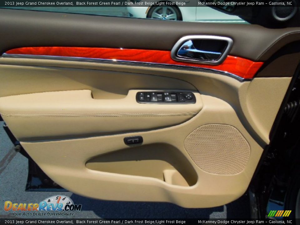 Door Panel of 2013 Jeep Grand Cherokee Overland Photo #10