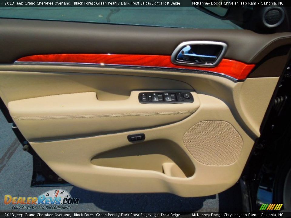 Door Panel of 2013 Jeep Grand Cherokee Overland Photo #11