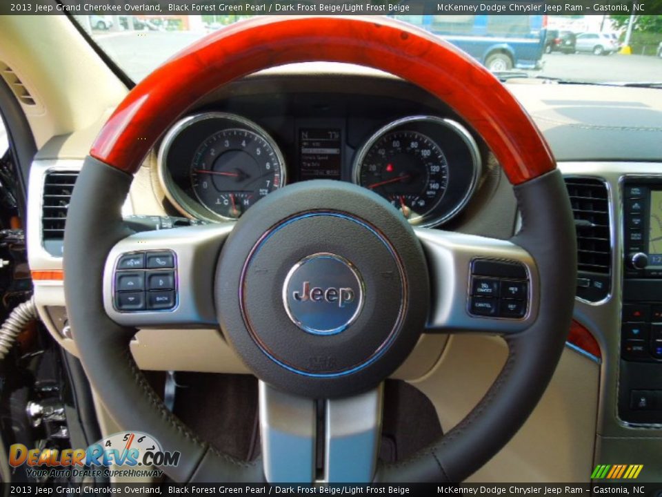 2013 Jeep Grand Cherokee Overland Steering Wheel Photo #17