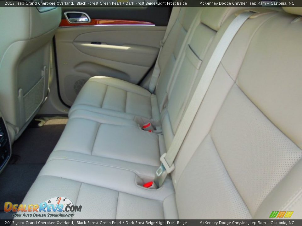 Dark Frost Beige/Light Frost Beige Interior - 2013 Jeep Grand Cherokee Overland Photo #19