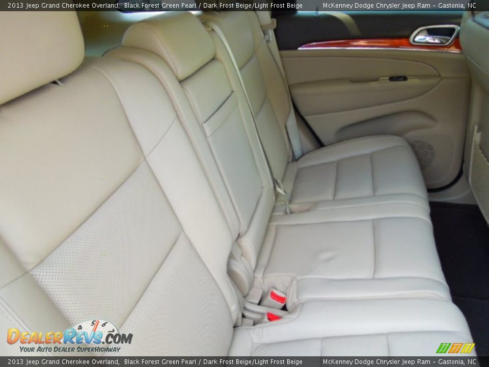 Rear Seat of 2013 Jeep Grand Cherokee Overland Photo #24