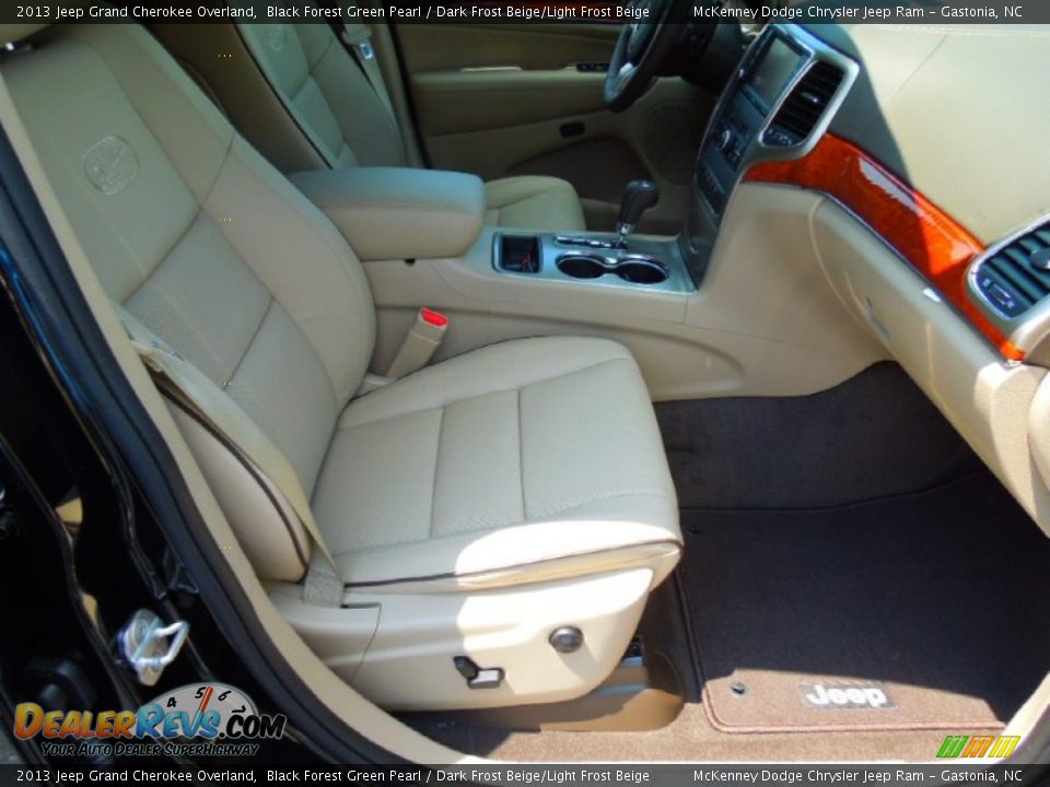 Front Seat of 2013 Jeep Grand Cherokee Overland Photo #25