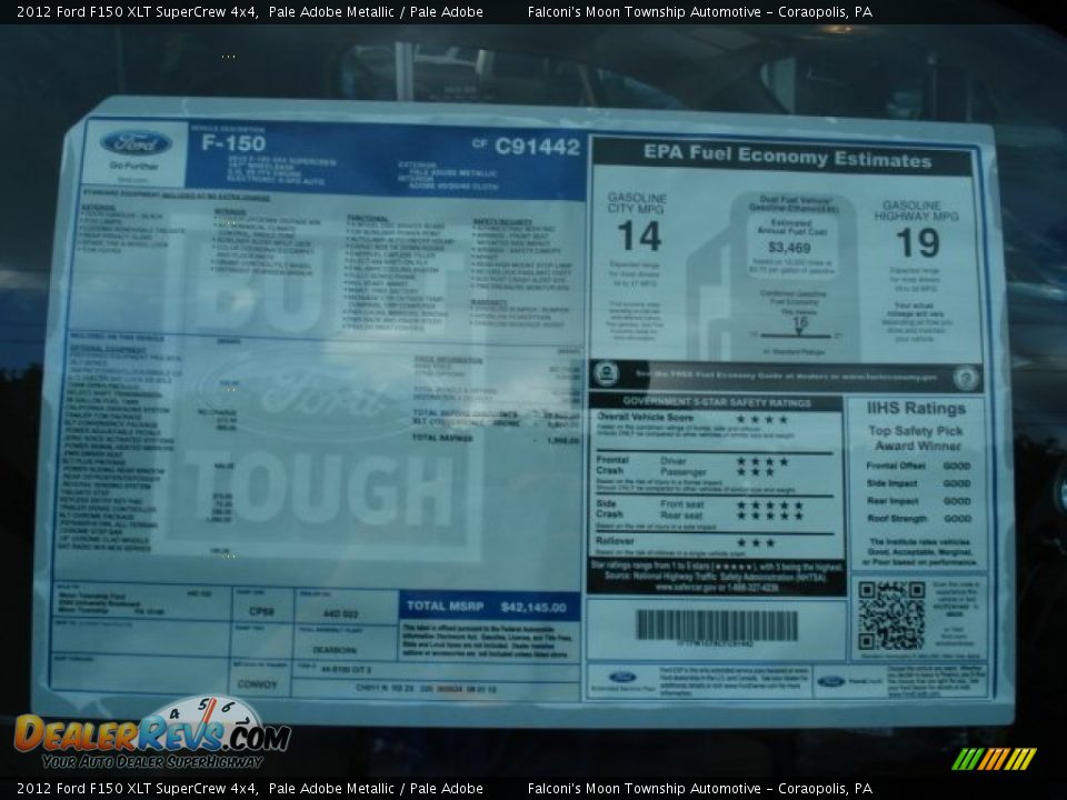 2012 Ford F150 XLT SuperCrew 4x4 Pale Adobe Metallic / Pale Adobe Photo #19