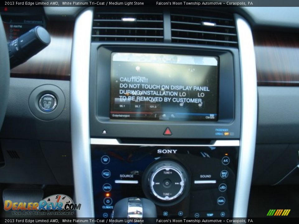 2013 Ford Edge Limited AWD White Platinum Tri-Coat / Medium Light Stone Photo #15