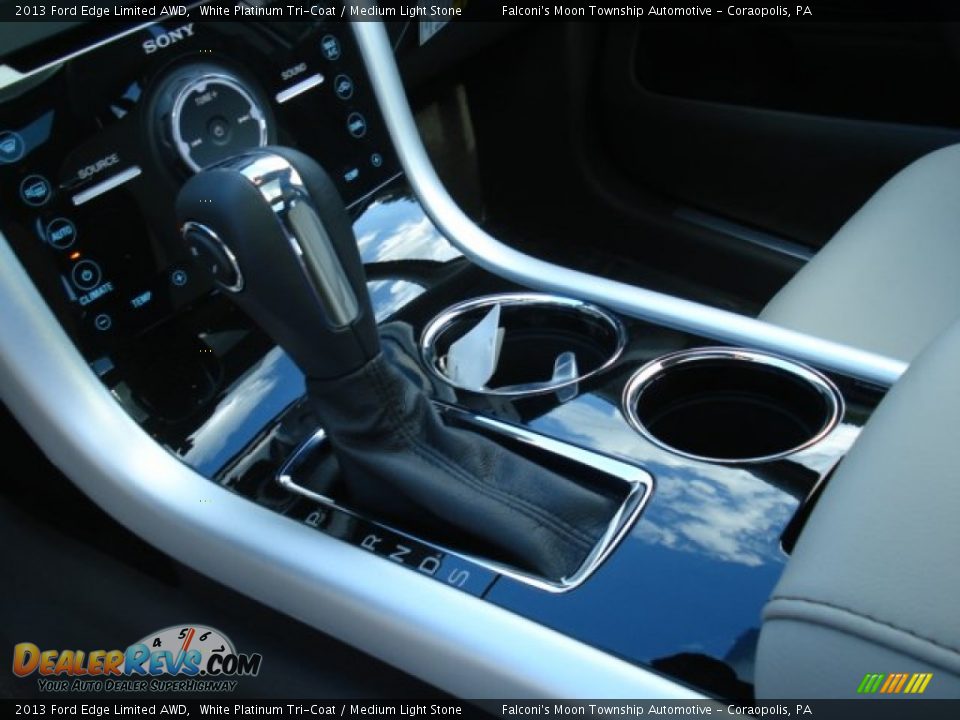 2013 Ford Edge Limited AWD White Platinum Tri-Coat / Medium Light Stone Photo #16