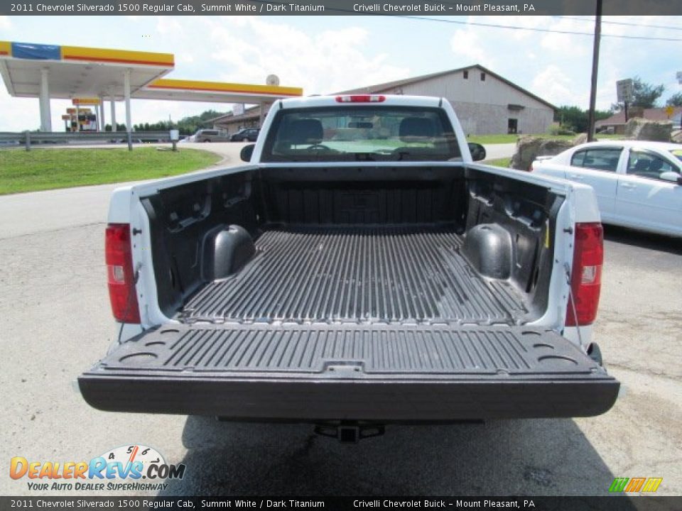 2011 Chevrolet Silverado 1500 Regular Cab Summit White / Dark Titanium Photo #8