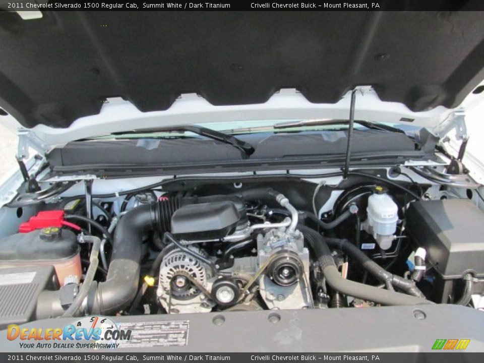 2011 Chevrolet Silverado 1500 Regular Cab 4.3 Liter OHV 12-Valve Vortec V6 Engine Photo #12