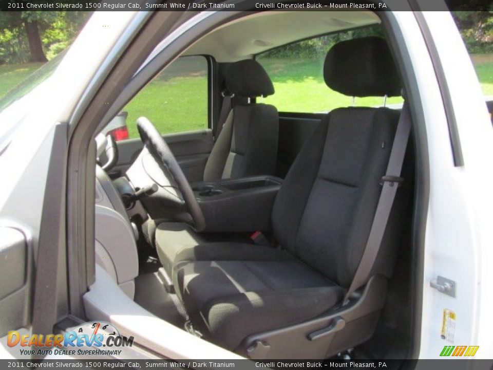 Front Seat of 2011 Chevrolet Silverado 1500 Regular Cab Photo #14