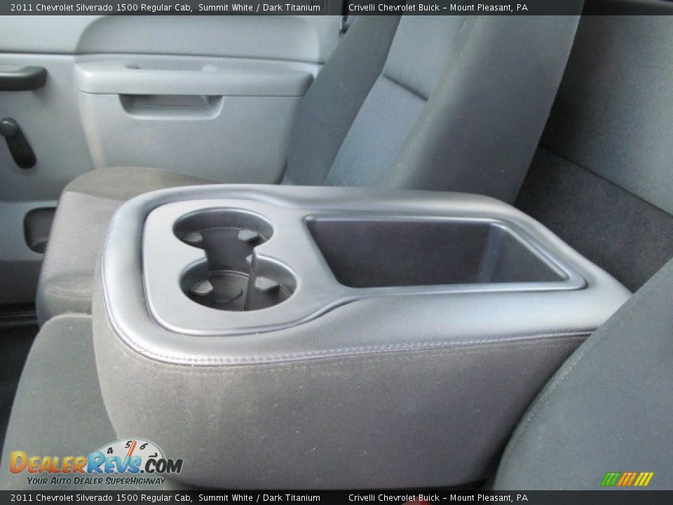 2011 Chevrolet Silverado 1500 Regular Cab Summit White / Dark Titanium Photo #18