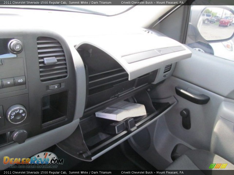 2011 Chevrolet Silverado 1500 Regular Cab Summit White / Dark Titanium Photo #21