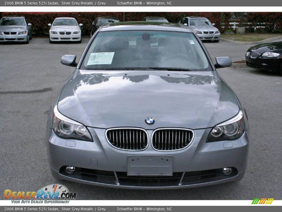 2006 BMW 5 Series 525i Sedan Silver Grey Metallic / Grey Photo #2