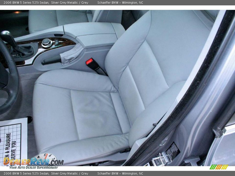 2006 BMW 5 Series 525i Sedan Silver Grey Metallic / Grey Photo #9