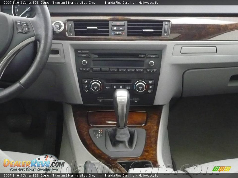 2007 BMW 3 Series 328i Coupe Titanium Silver Metallic / Grey Photo #17