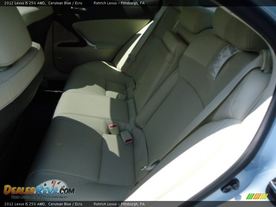 2012 Lexus IS 250 AWD Cerulean Blue / Ecru Photo #11