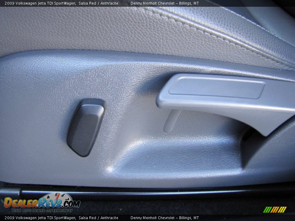 2009 Volkswagen Jetta TDI SportWagen Salsa Red / Anthracite Photo #12