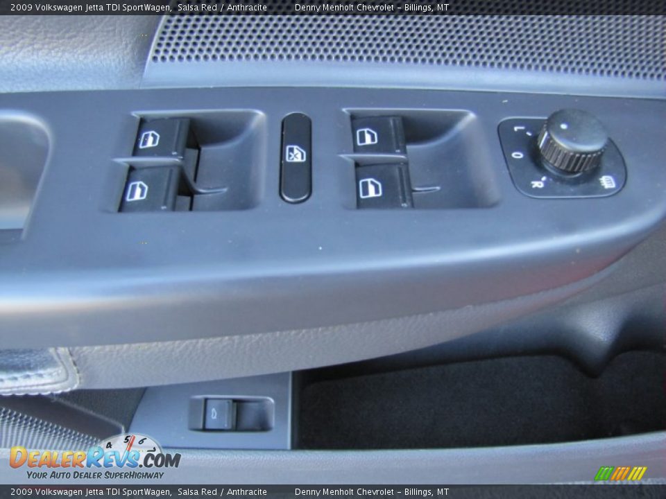 2009 Volkswagen Jetta TDI SportWagen Salsa Red / Anthracite Photo #13