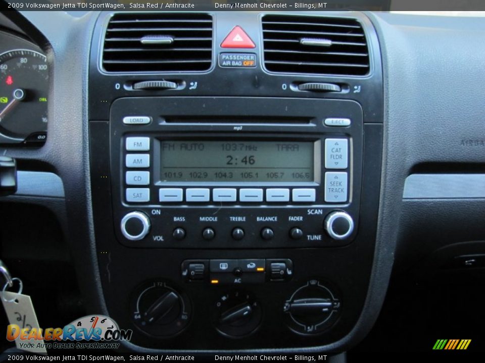 2009 Volkswagen Jetta TDI SportWagen Salsa Red / Anthracite Photo #16