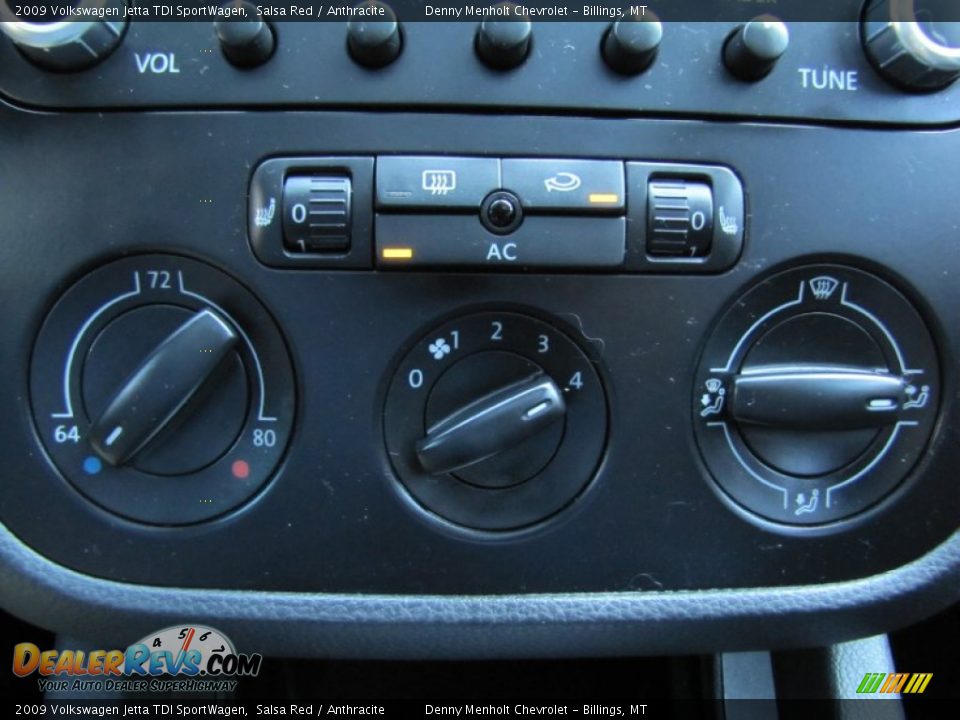 2009 Volkswagen Jetta TDI SportWagen Salsa Red / Anthracite Photo #18