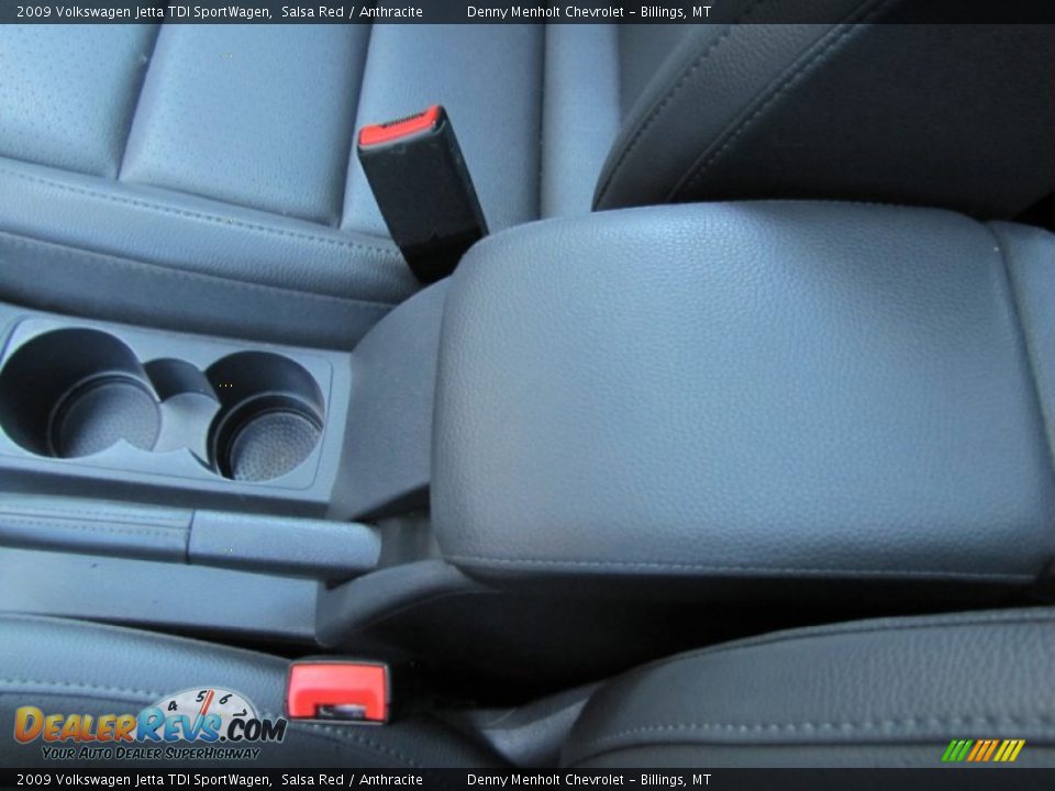 2009 Volkswagen Jetta TDI SportWagen Salsa Red / Anthracite Photo #20