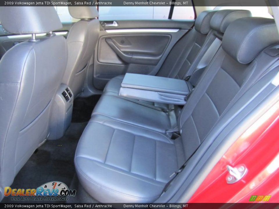 2009 Volkswagen Jetta TDI SportWagen Salsa Red / Anthracite Photo #25