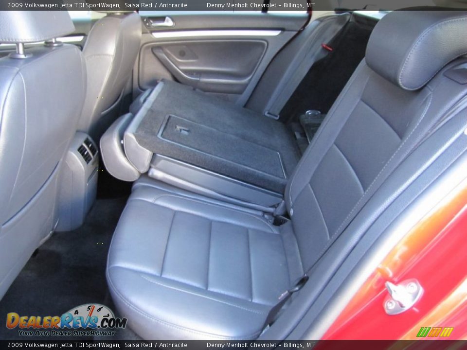 2009 Volkswagen Jetta TDI SportWagen Salsa Red / Anthracite Photo #26