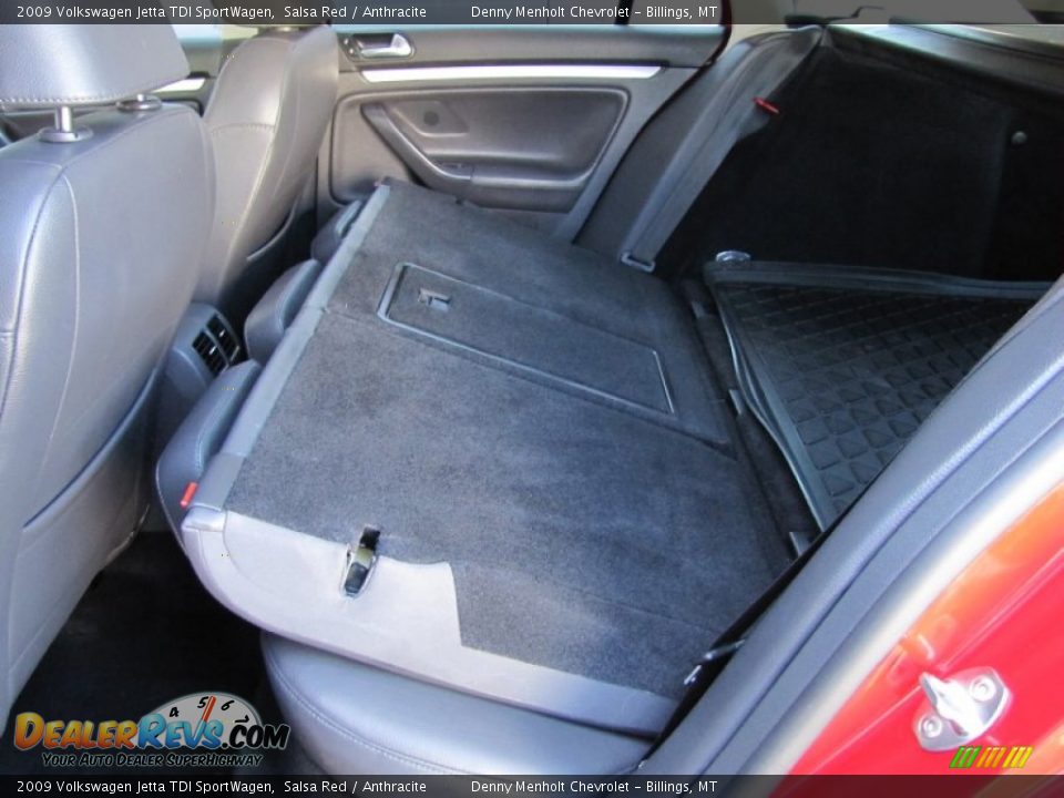 2009 Volkswagen Jetta TDI SportWagen Salsa Red / Anthracite Photo #27