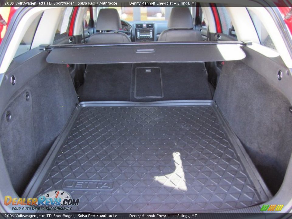 2009 Volkswagen Jetta TDI SportWagen Salsa Red / Anthracite Photo #28