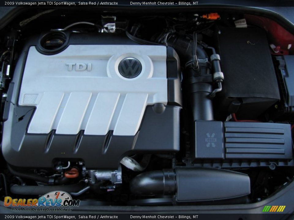 2009 Volkswagen Jetta TDI SportWagen Salsa Red / Anthracite Photo #30