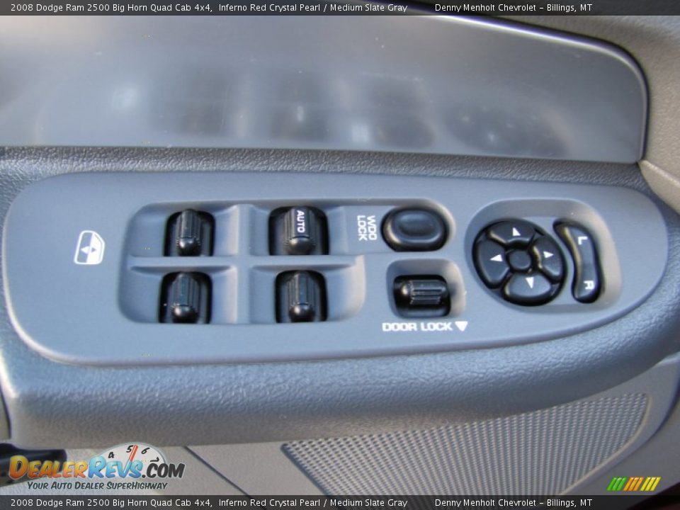 2008 Dodge Ram 2500 Big Horn Quad Cab 4x4 Inferno Red Crystal Pearl / Medium Slate Gray Photo #15