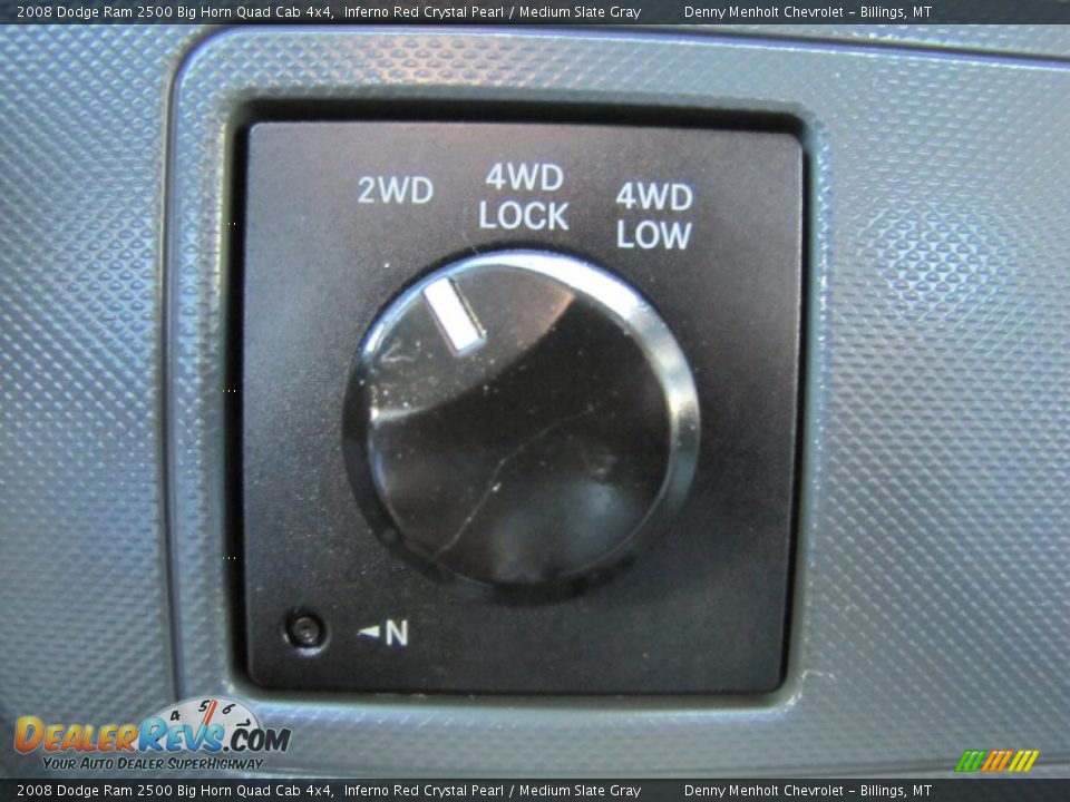 2008 Dodge Ram 2500 Big Horn Quad Cab 4x4 Inferno Red Crystal Pearl / Medium Slate Gray Photo #17