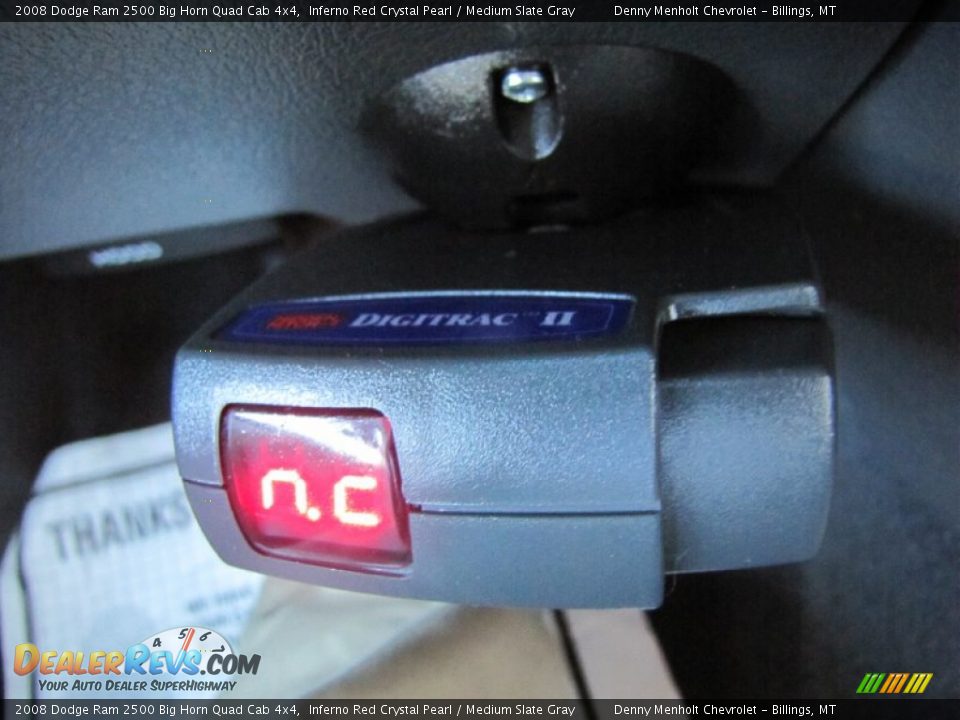 2008 Dodge Ram 2500 Big Horn Quad Cab 4x4 Inferno Red Crystal Pearl / Medium Slate Gray Photo #18