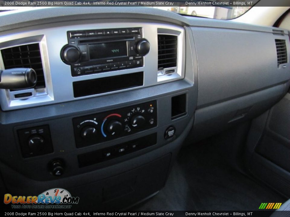 2008 Dodge Ram 2500 Big Horn Quad Cab 4x4 Inferno Red Crystal Pearl / Medium Slate Gray Photo #20