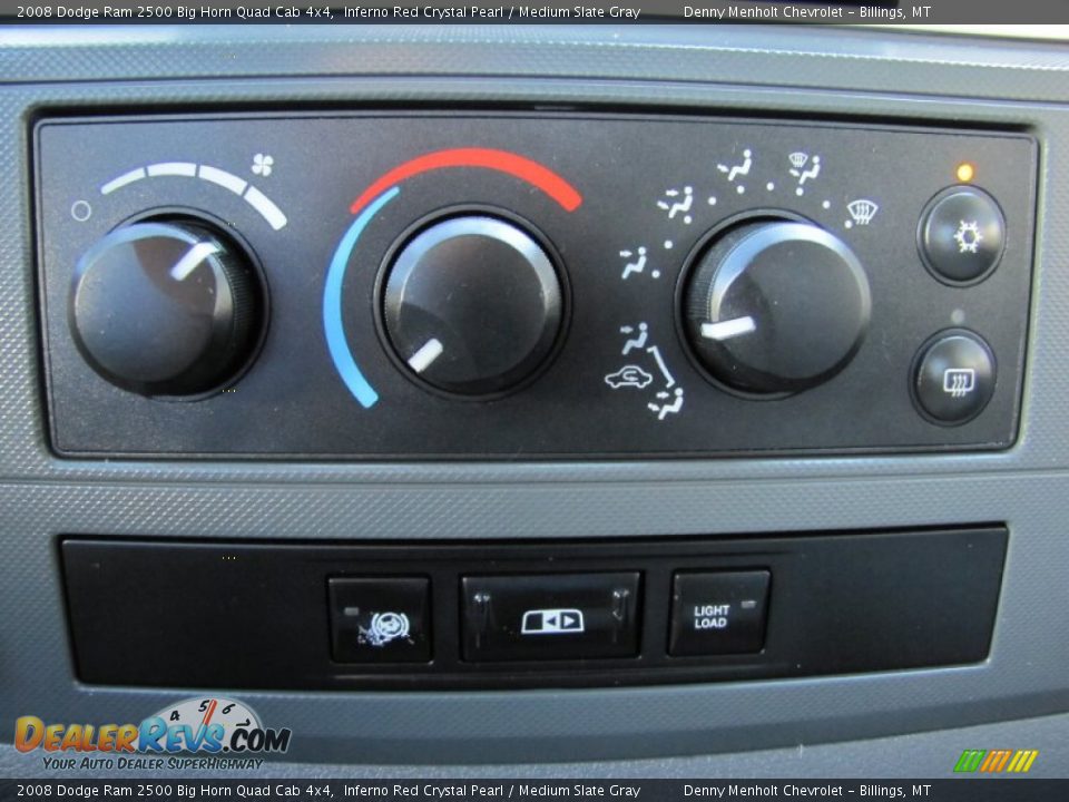 2008 Dodge Ram 2500 Big Horn Quad Cab 4x4 Inferno Red Crystal Pearl / Medium Slate Gray Photo #23